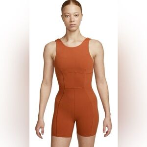 Nike Yoga Women's Orange Training Jumpsuit